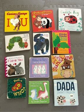 12- baby/ toddler board books